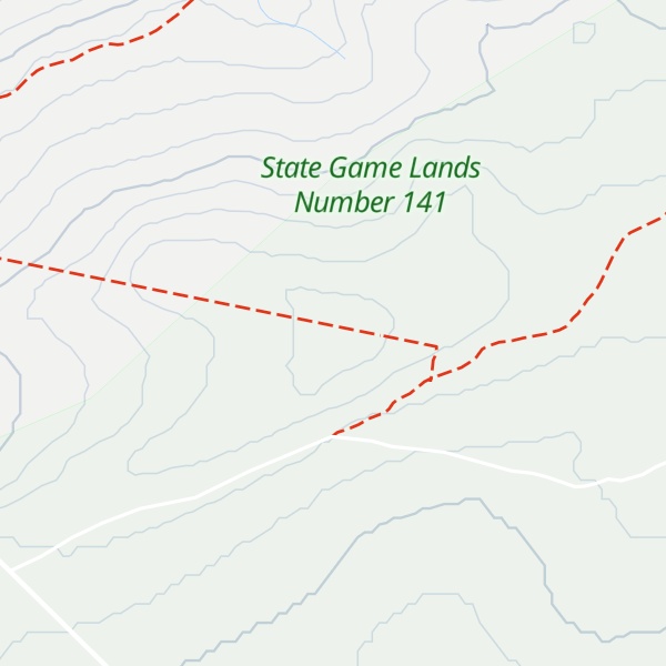 Map of Broad Mountain