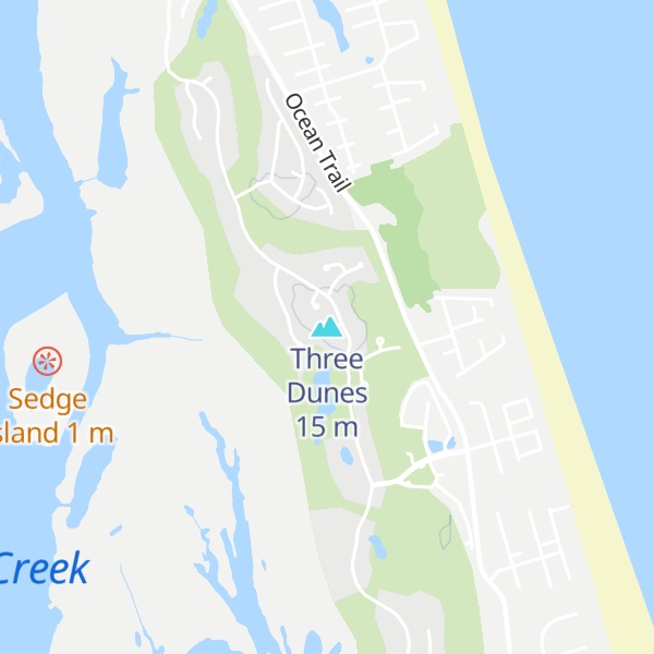 Map of Three Dunes