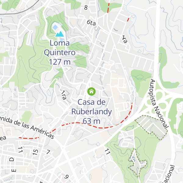 Map of Casa de Ruberlandy