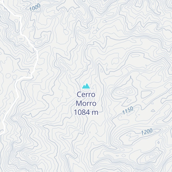 Map of Cerro Morro