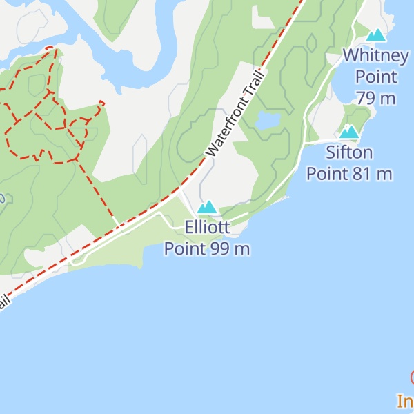 Map of Elliott Point