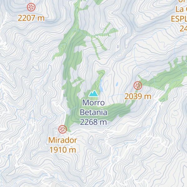 Map of Morro Betania