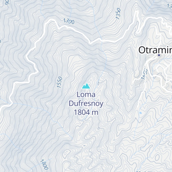 Map of Loma Dufresnoy