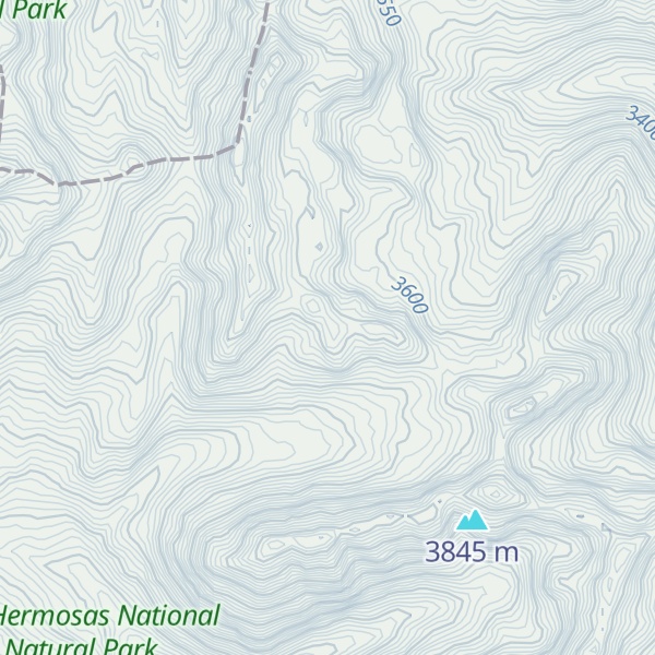 Map of Cordillera Central