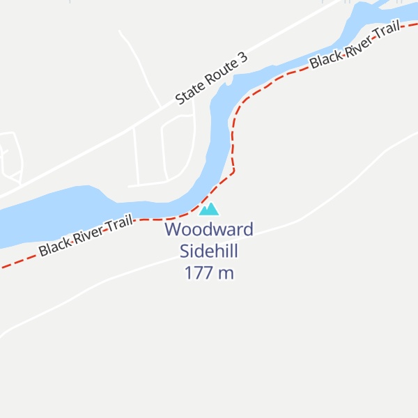 Map of Woodward Sidehill