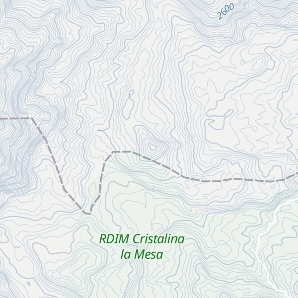Map of Cerro La Coca