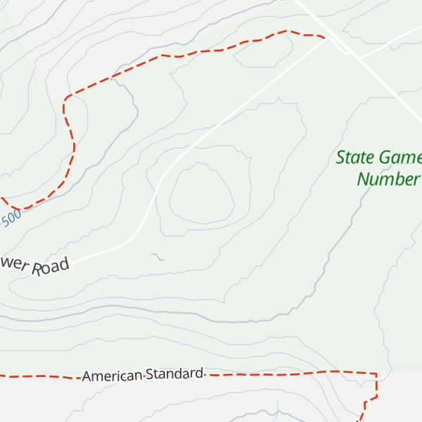 Map of Broad Mtn
