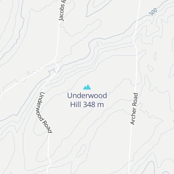 Map of Underwood Hill