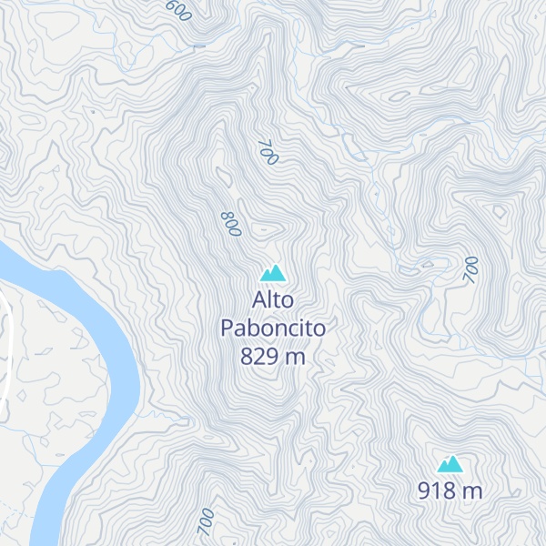 Map of Alto Paboncito