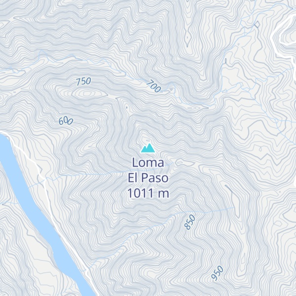 Map of Loma El Paso