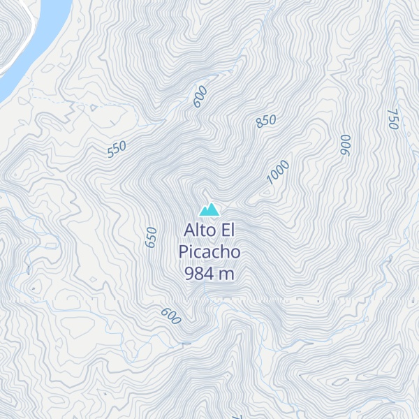 Map of Alto El Picacho