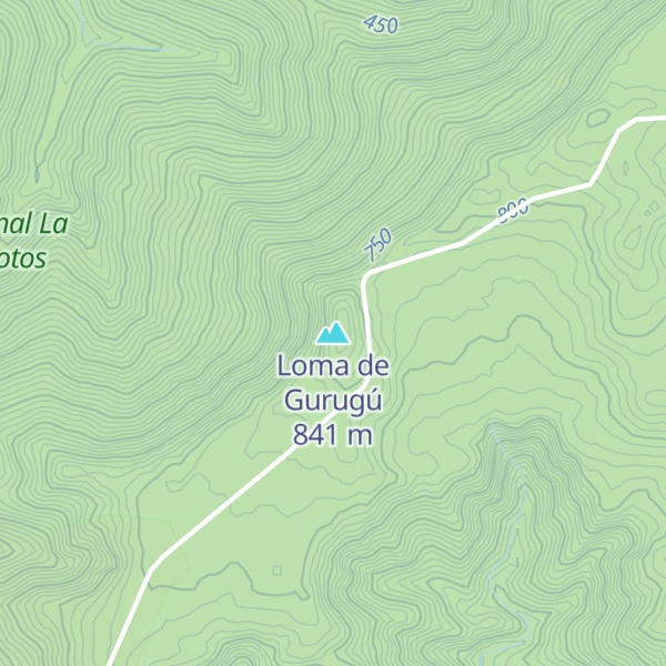 Map of Loma de Gurugú