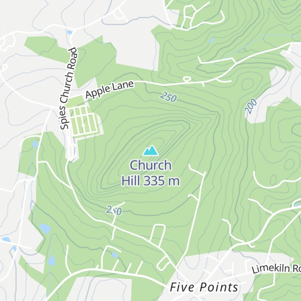 Map of Church Hill