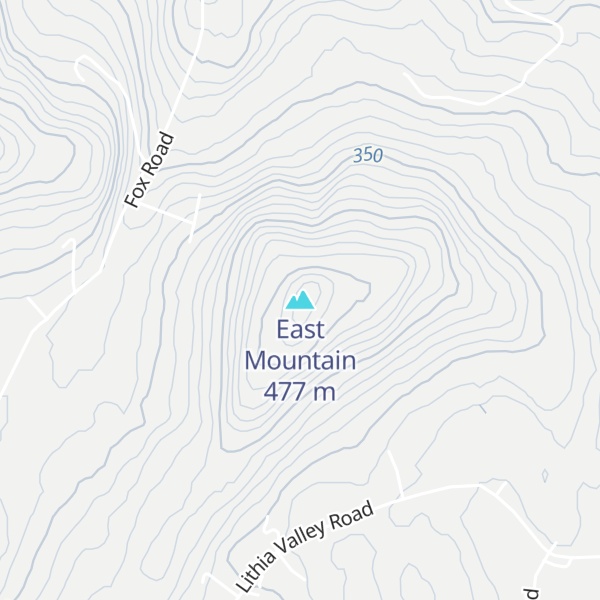 Map of East Mountain