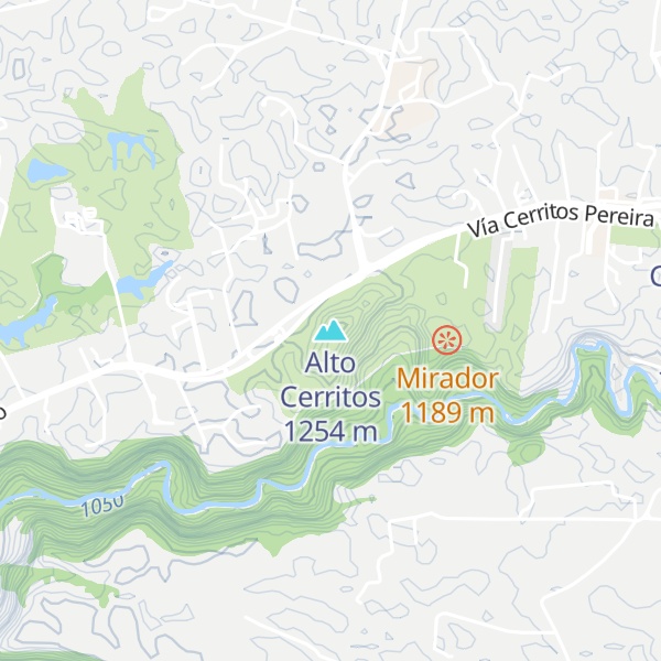 Map of Alto Cerritos