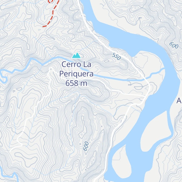 Map of Cerro El Tormento
