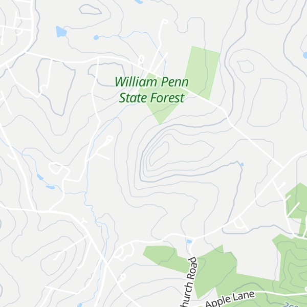 Map of Chapel Hill