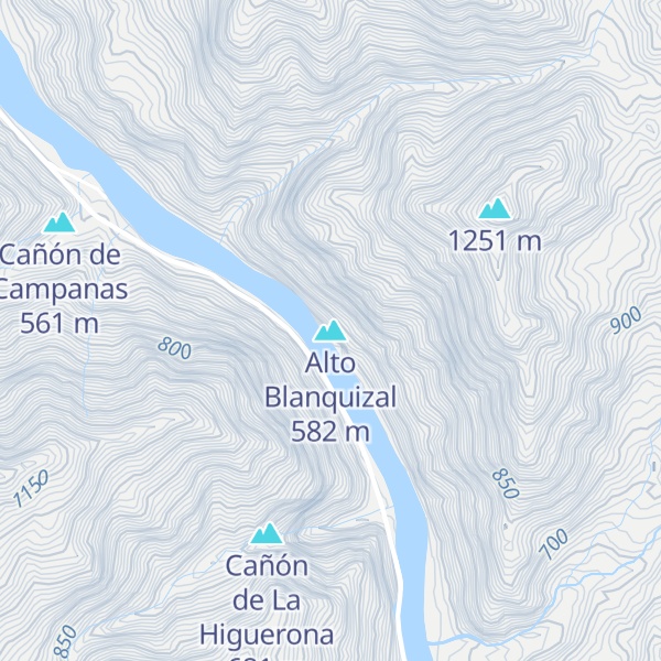 Map of Alto Blanquizal