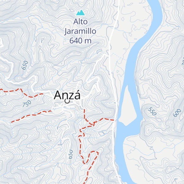 Map of Cuchilla Crucetas