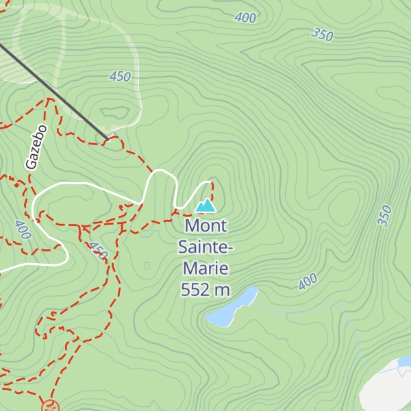 Map of Mont Sainte-Marie