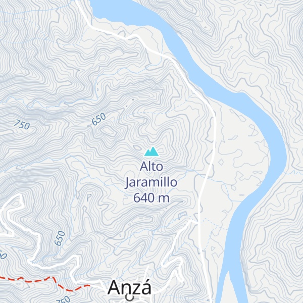 Map of Alto Jaramillo