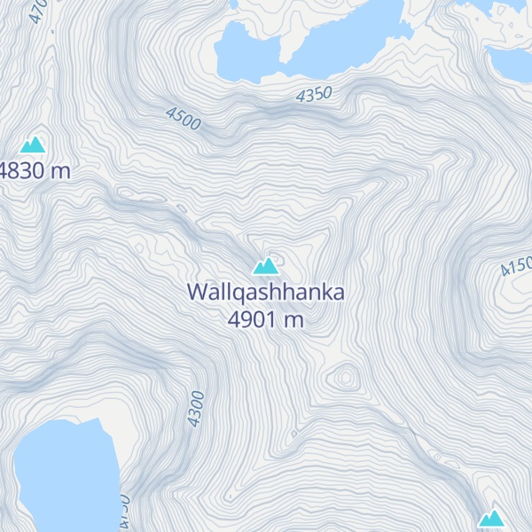 Map of Wallqashhanka