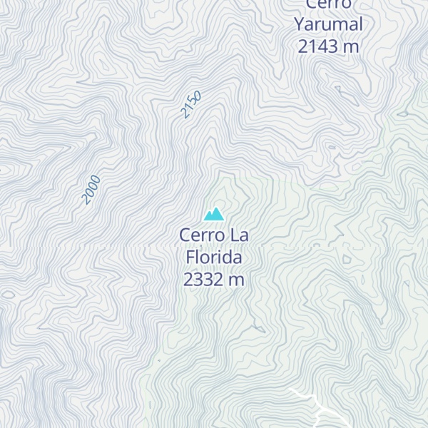 Map of Cerro La Florida