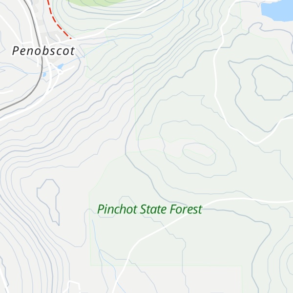 Map of Arbutus Peak