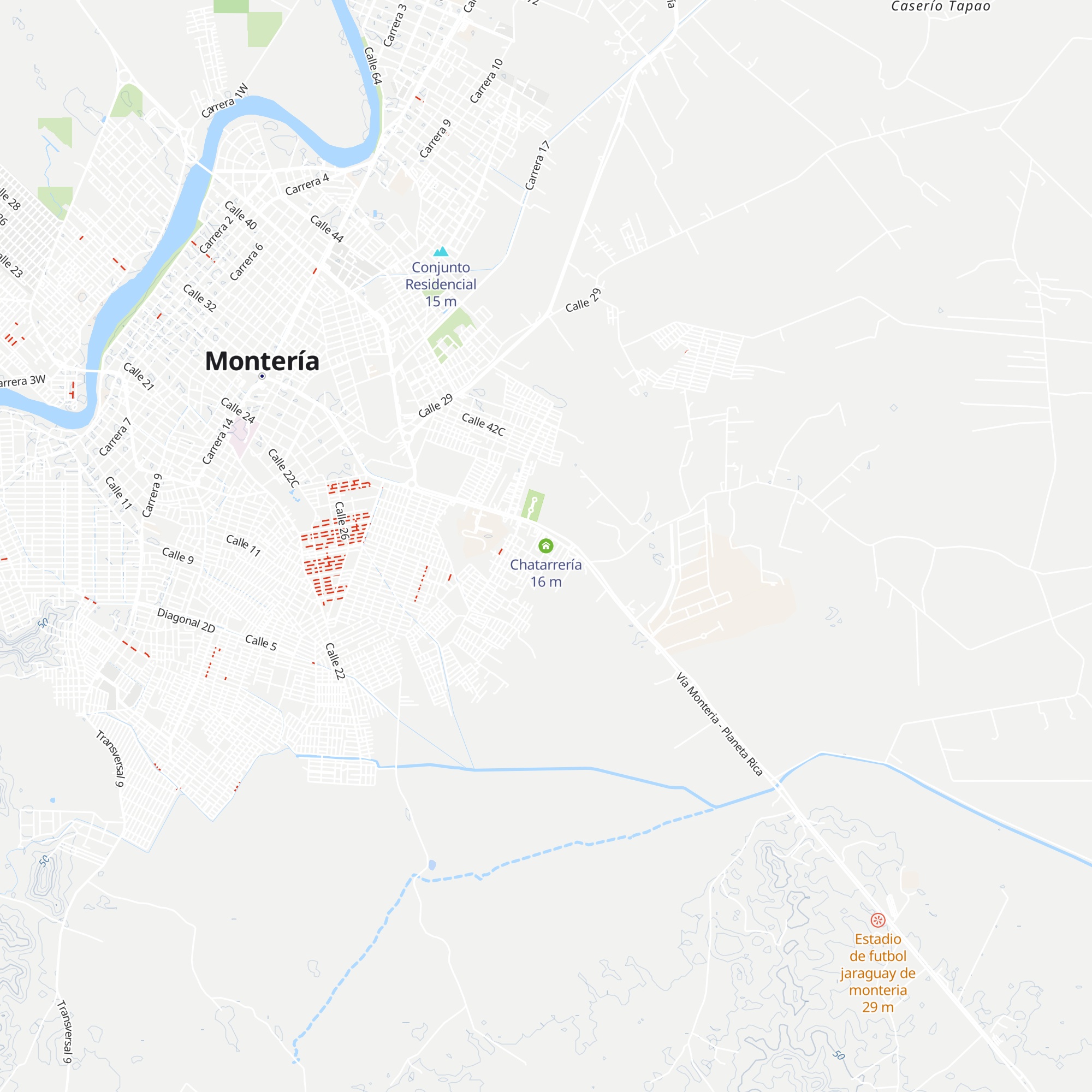 Chatarrería map