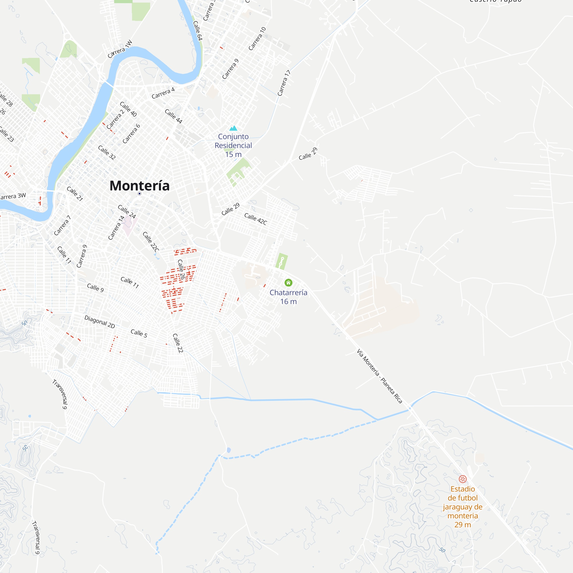 Chatarrería map