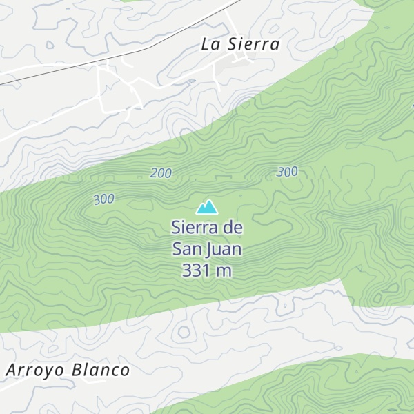 Map of Sierra de San Juan