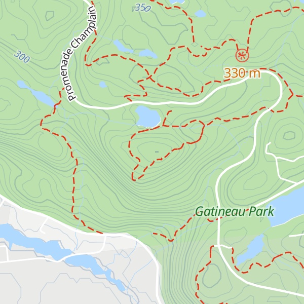 Map of King Mountain