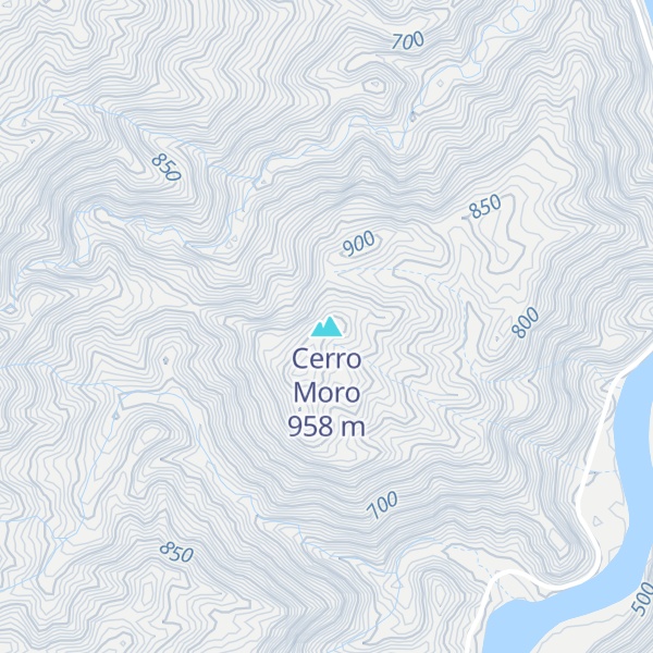 Map of Cerro Moro