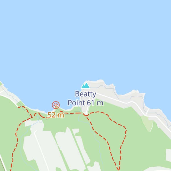 Map of Beatty Point