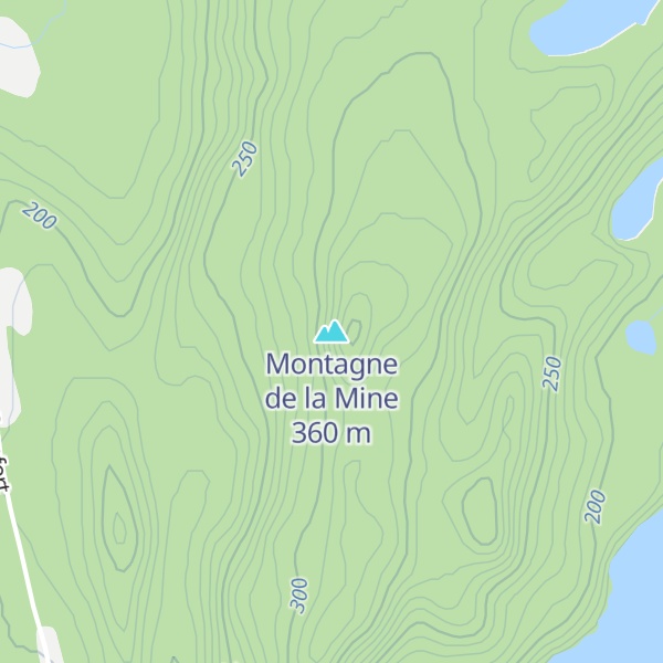 Map of Montagne de la Mine