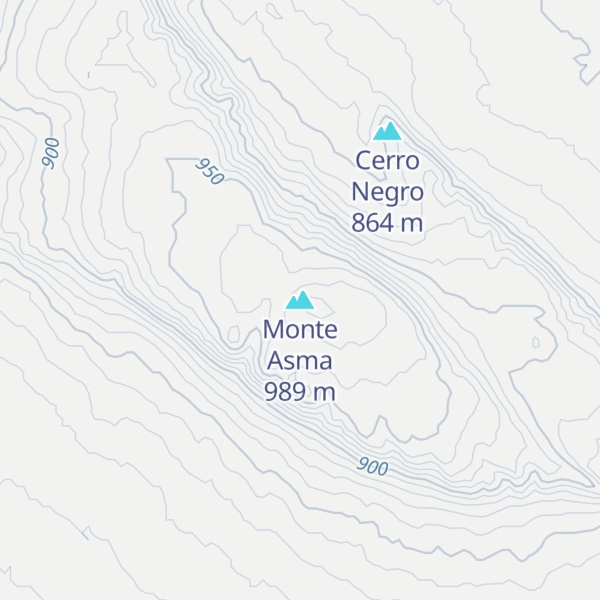 Map of Monte Asma