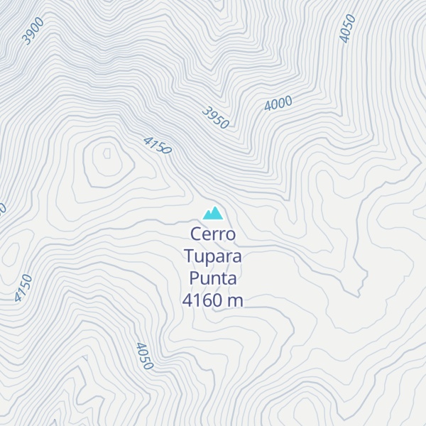 Map of Cerro Tupara Punta