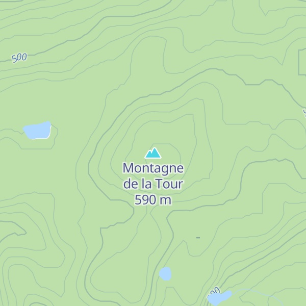 Map of Montagne de la Tour