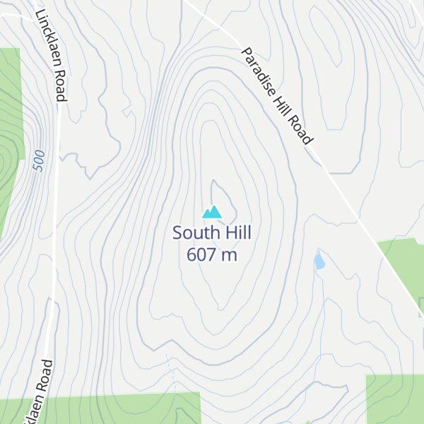 Map of South Hill