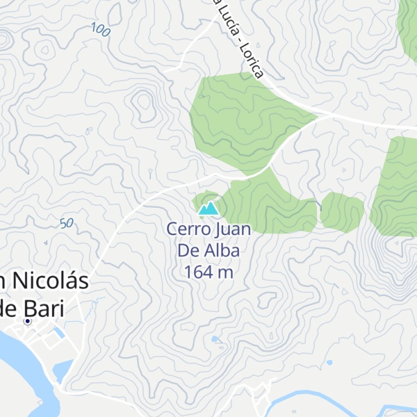 Map of Cerro Juan De Alba