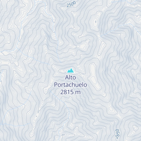 Map of Alto Portachuelo