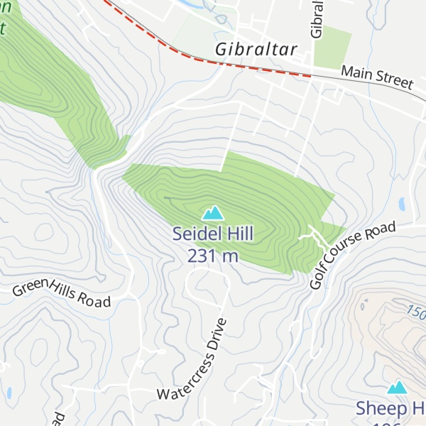 Map of Seidel Hill