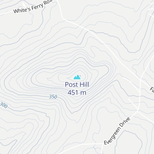 Map of Post Hill