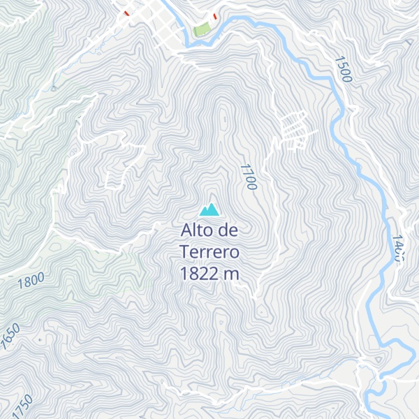 Map of Alto de Terrero