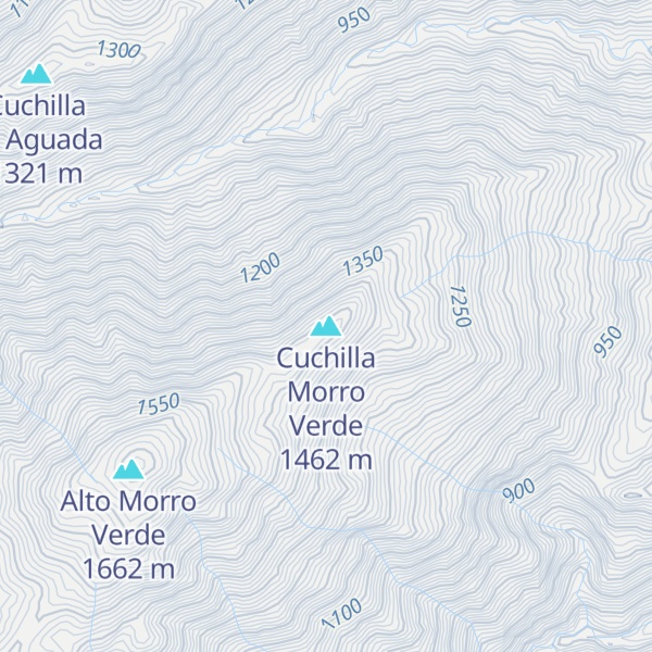 Map of Cuchilla Morro Verde