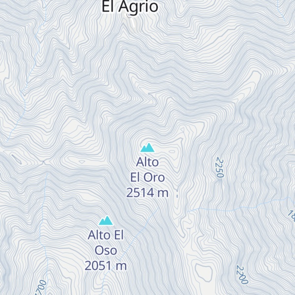 Map of Alto El Oro