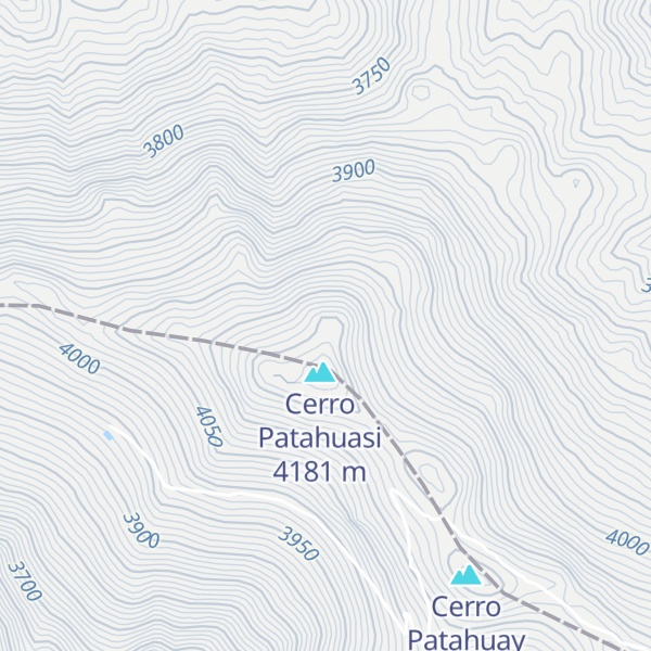 Map of Cerro Huayllapunta