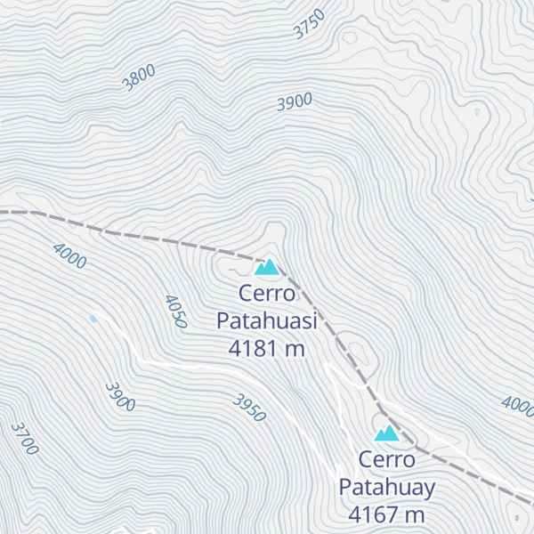 Map of Cerro Patahuasi