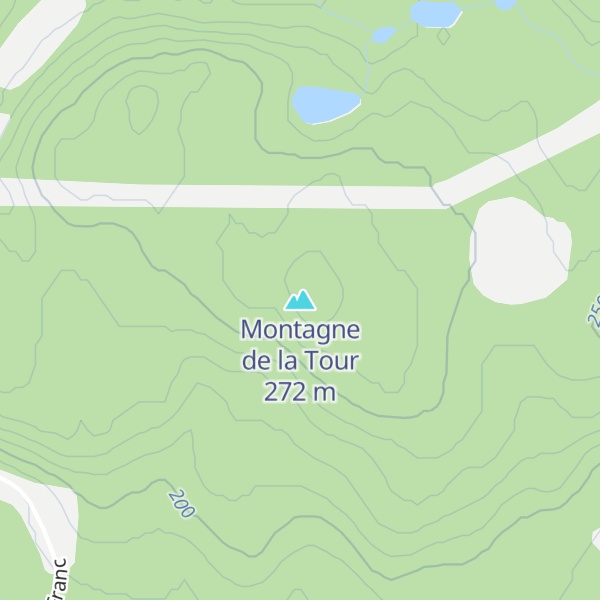 Map of Montagne de la Tour