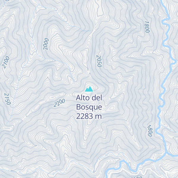 Map of Alto del Bosque